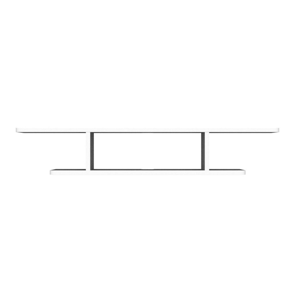 White Floating Wall Mounted TV Stand with Storage M470