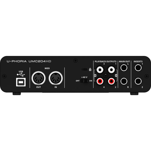 24-Bit/192 kHz USB Audio/MIDI Interface with Mic Preamplifiers D18208