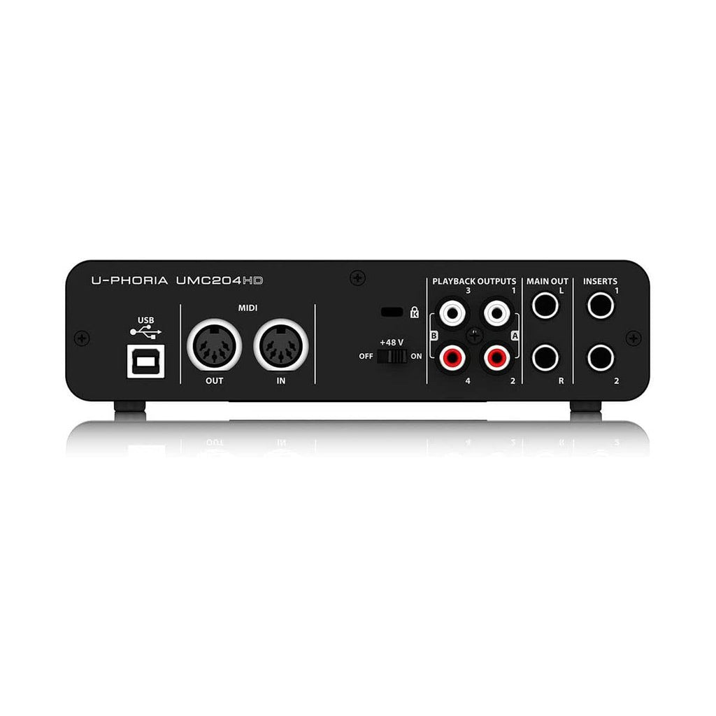 24-Bit/192 kHz USB Audio/MIDI Interface with Mic Preamplifiers D18208