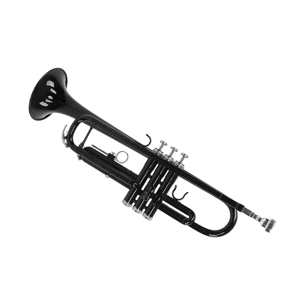 Bb Trumpet Set Brass Wind Instrument with Mouthpiece and Case U1724