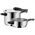 2-Piece Stainless Steel Pressure Cooker Set E37649
