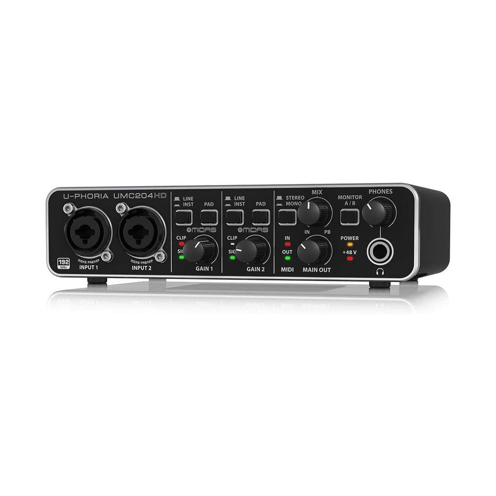 24-Bit/192 kHz USB Audio/MIDI Interface with Mic Preamplifiers D18208