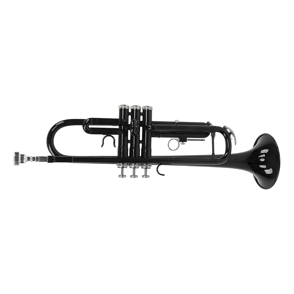 Bb Trumpet Set Brass Wind Instrument with Mouthpiece and Case U1724