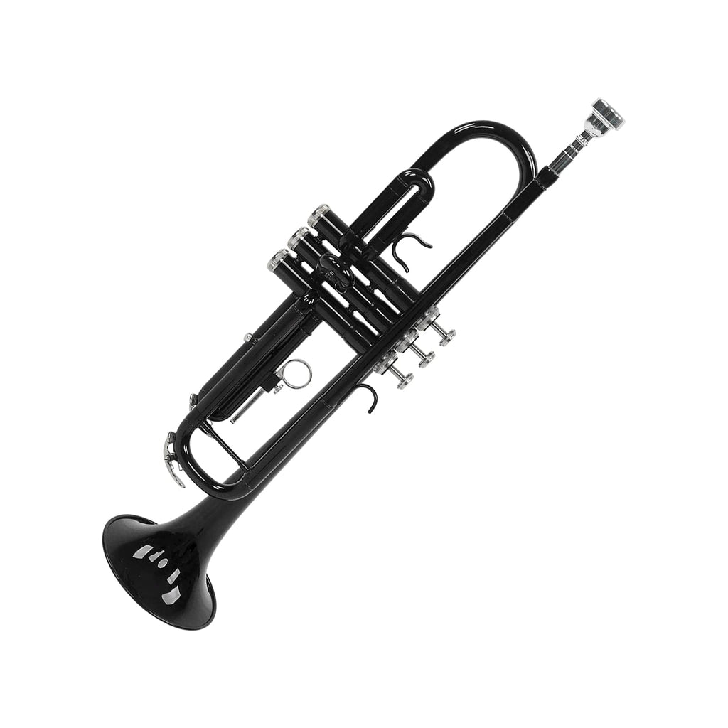 Bb Trumpet Set Brass Wind Instrument with Mouthpiece and Case U1724