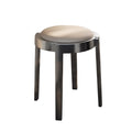 Round Stackable Stainless Steel Microfiber Leather Stools X5703