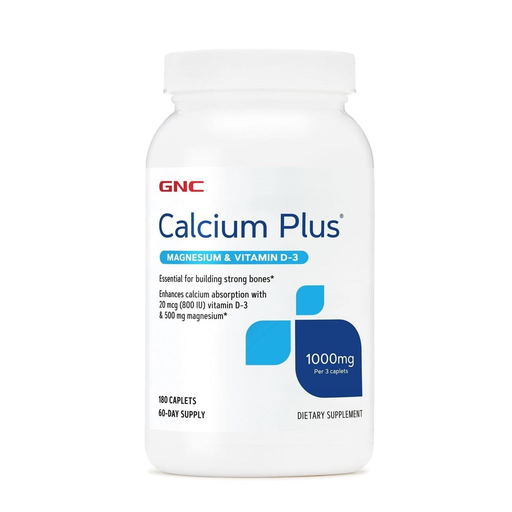 Calcium Plus Magnesium & Vitamin D-3 1000mg 180 Count N4954