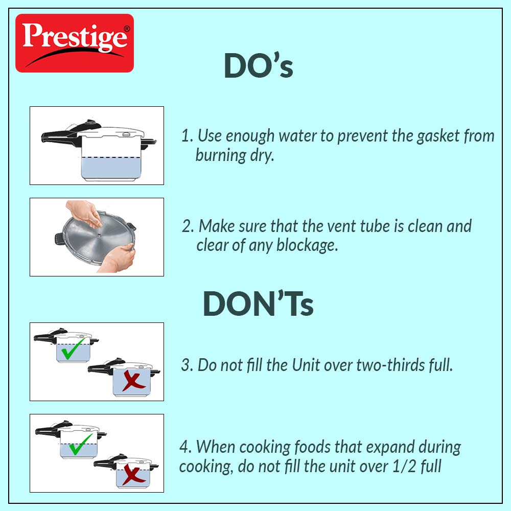 Black Aluminum Pressure Cooker Q56956