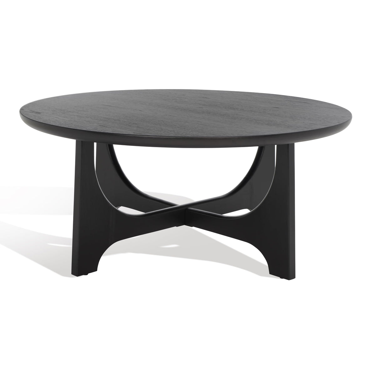 Black Wood Coffee Table J163697
