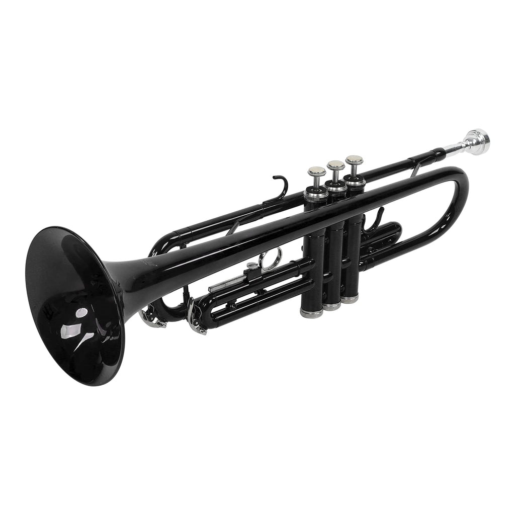Bb Trumpet Set Brass Wind Instrument with Mouthpiece and Case U1724