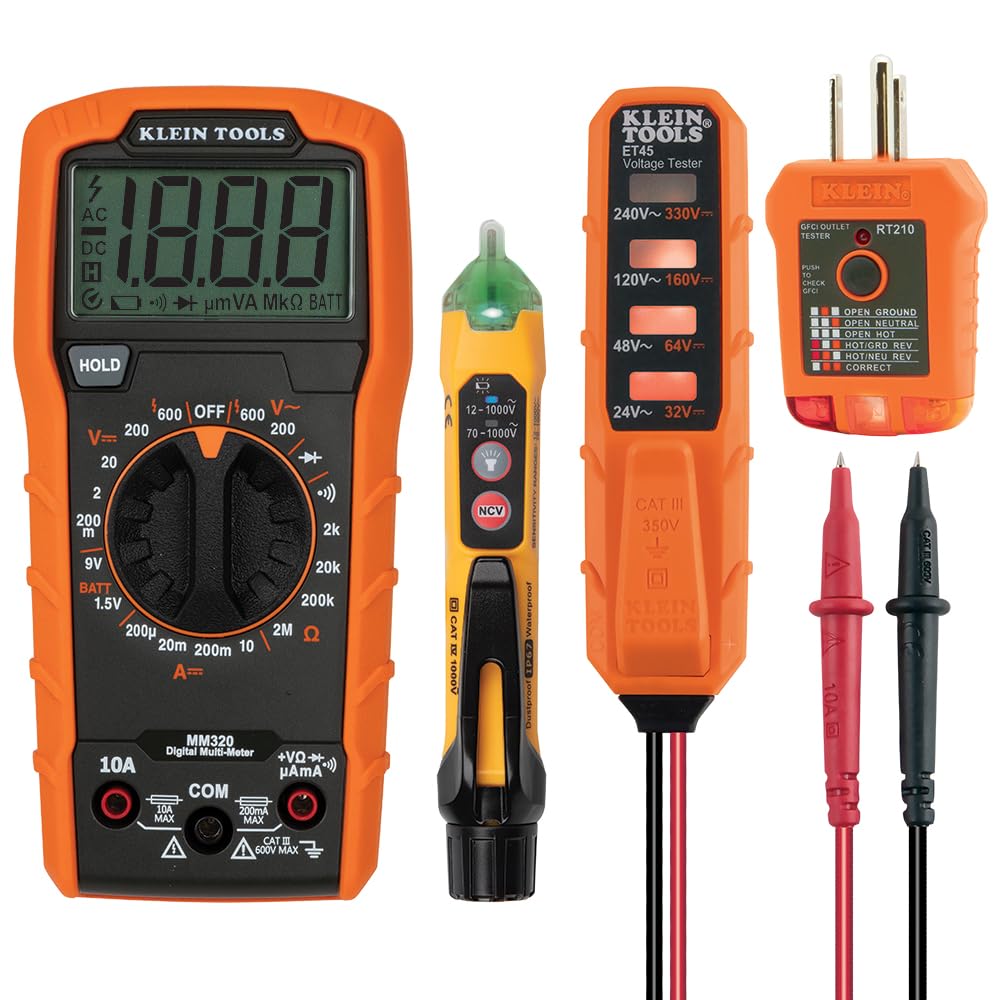 Digital Multimeter Electrical Test Kit with Carrying Case N746