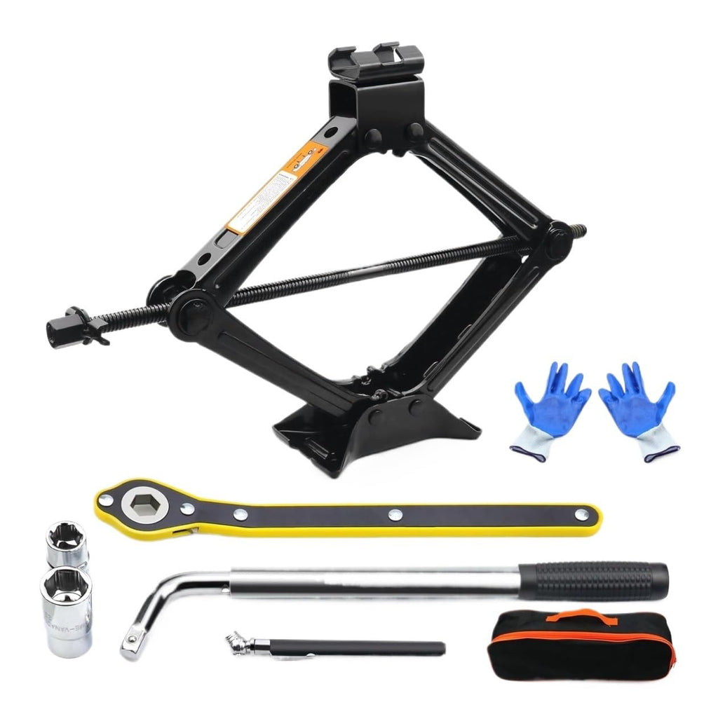 2 Ton Scissor Jack Kit with Lug Wrench U876