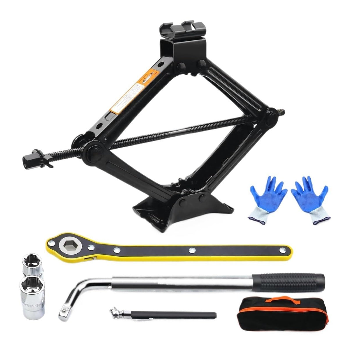 2 Ton Scissor Jack Kit with Lug Wrench U876