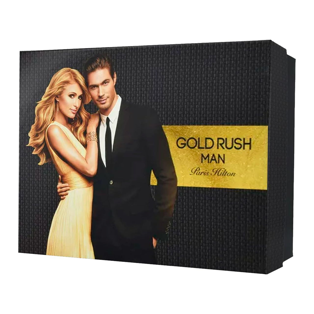 3.4 oz EDT Spray 0.5 oz EDT Spray 3.0 oz Hair Body Wash 2.75 oz Deodorant Stick 4 Pc Gift Set G453