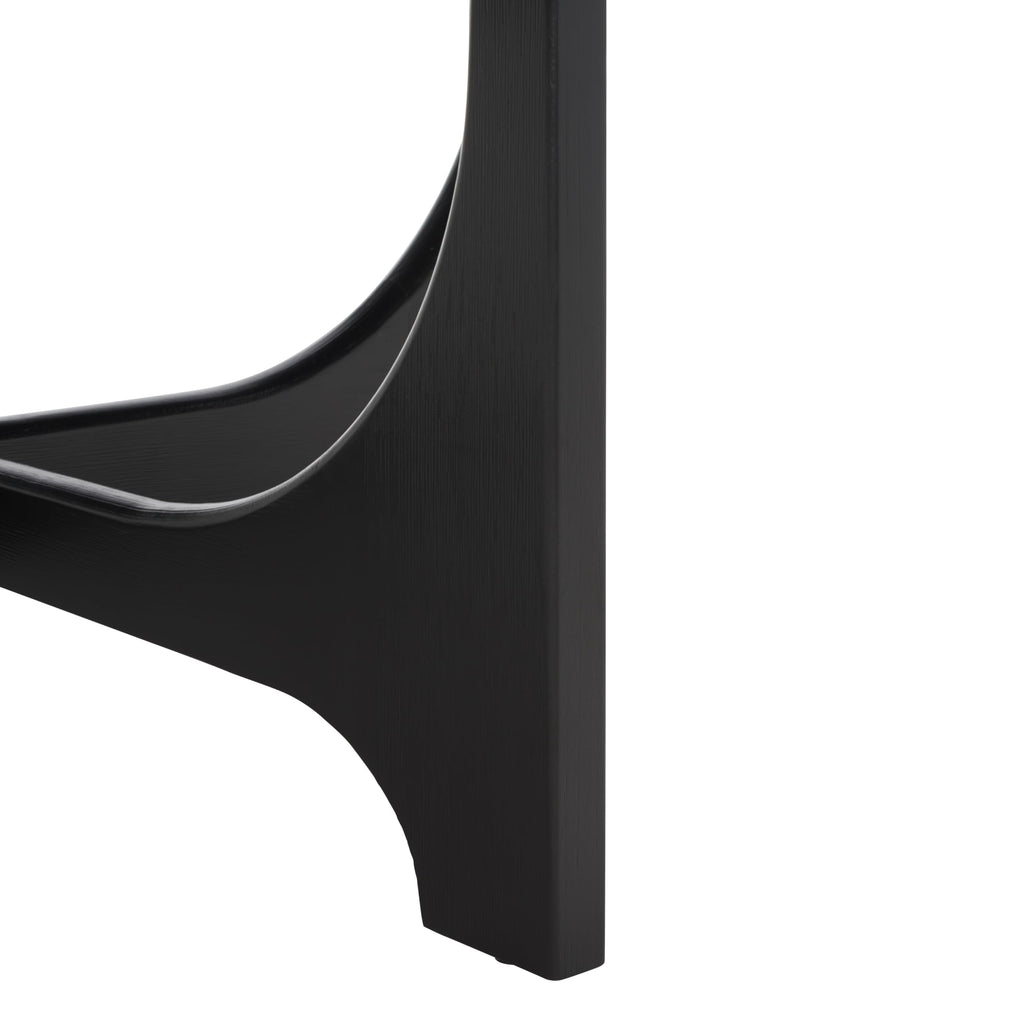 Black Wood Coffee Table J163697