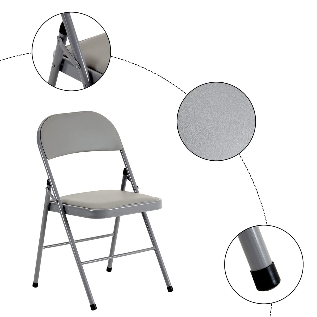 Foldable Iron PVC Chairs V887995