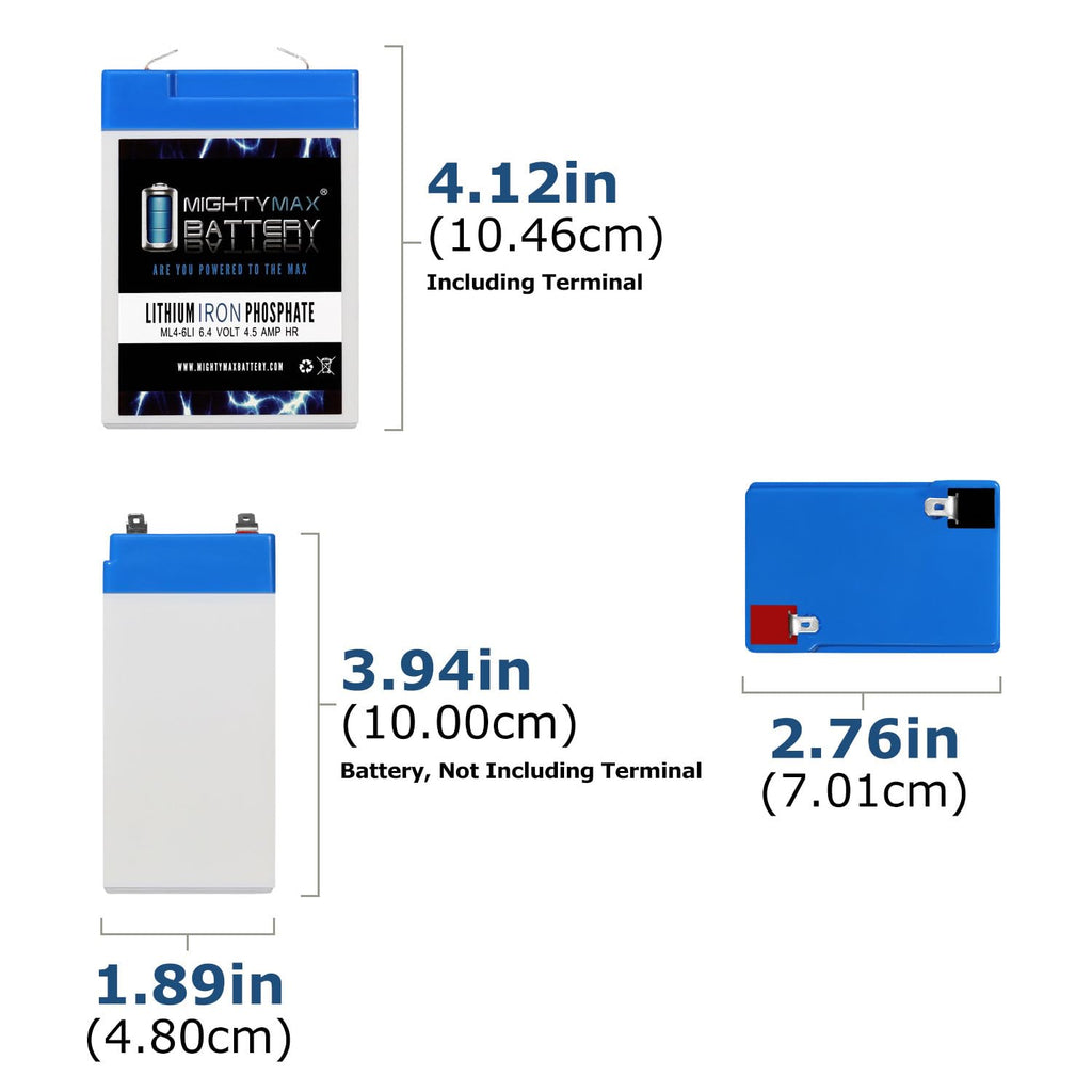 6V 4.5AH Lithium Replacement Battery F781