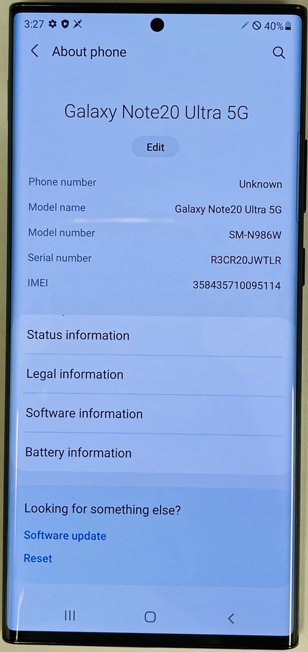 128GB Mystic Black Unlocked Smartphone F20454