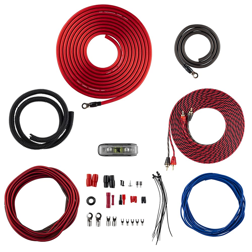 4 Gauge CCA Amplifier Installation Wiring Kit Q68675