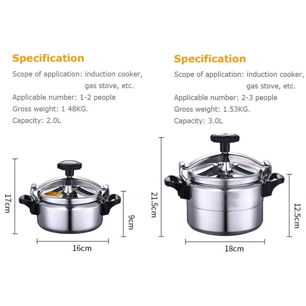 Aluminum Non-stick Pressure Cooker 2L U128287