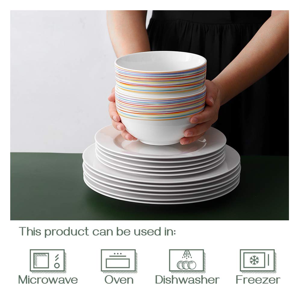 5.8" 30 Ounces Ceramic Bowls Set of 4 K7351
