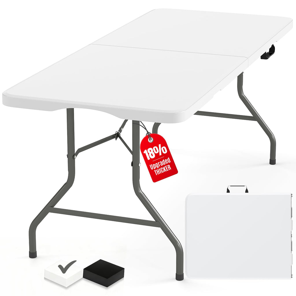 6ft HDPE Plastic Folding Table S588