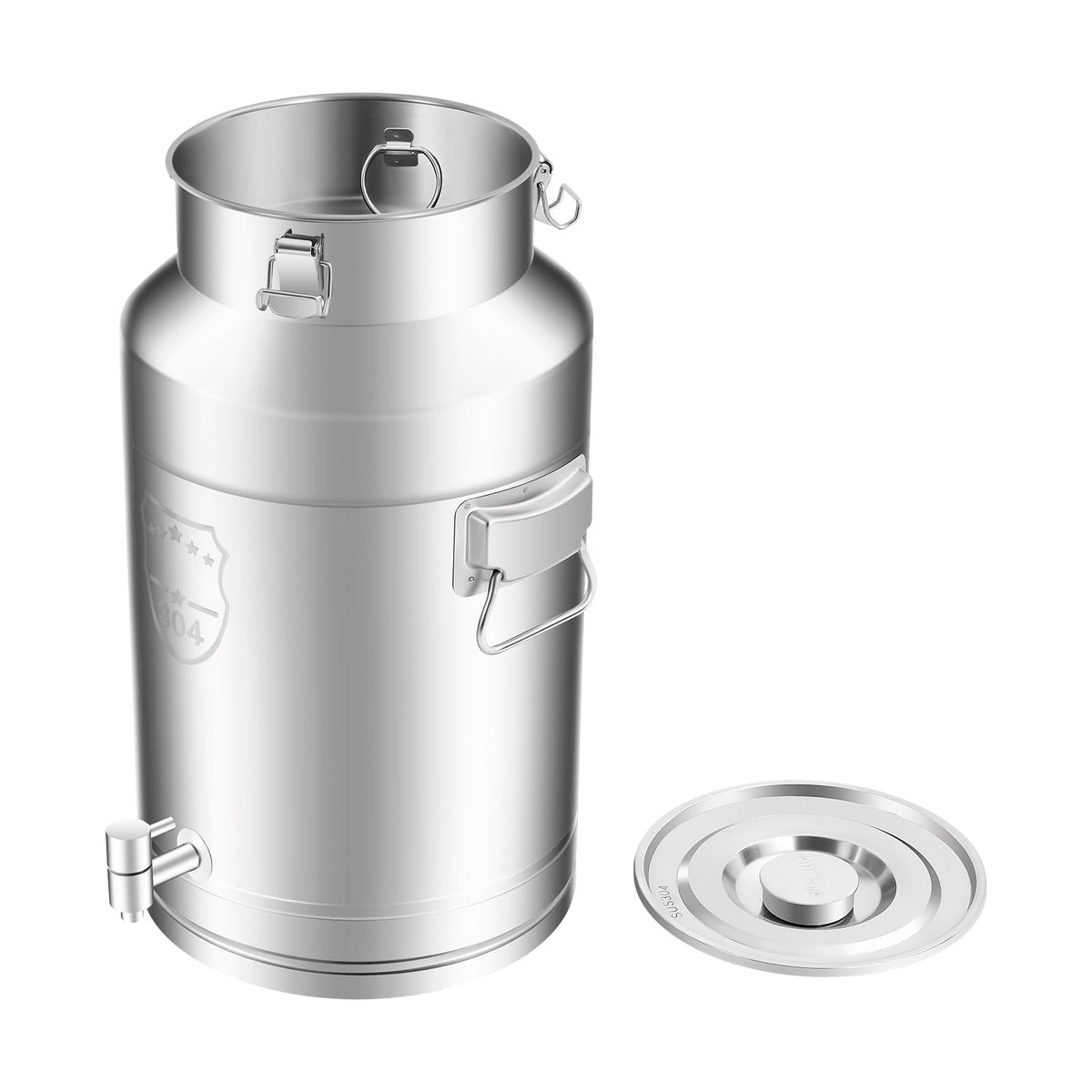 35L Stainless Steel Milk Can with Faucet I35694