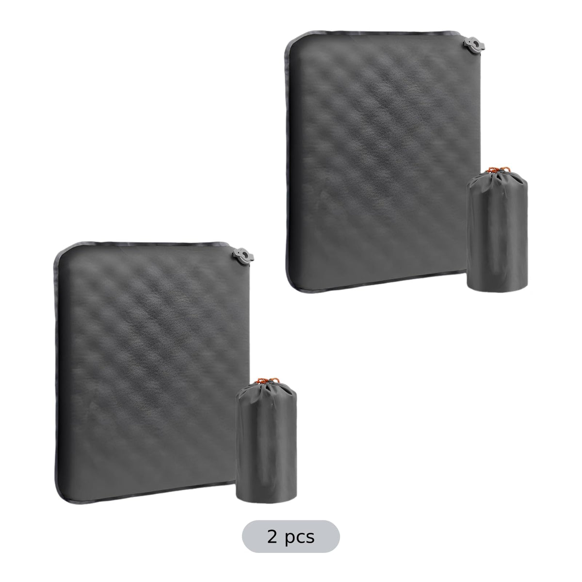 2 Pcs Inflatable Seat Cushion Lightweight Nylon TPU L8568