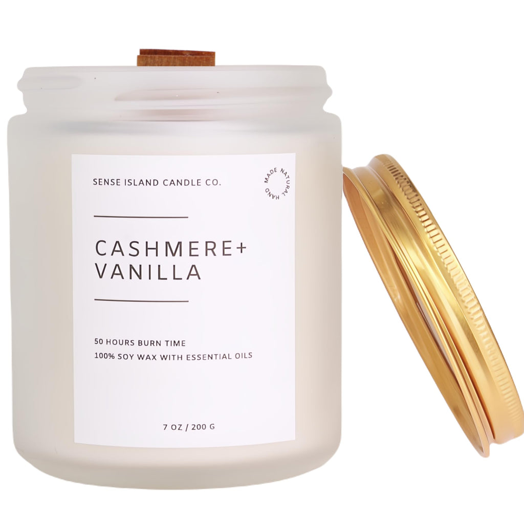 Vanilla Cashmere Scented Soy Wax Candle F439