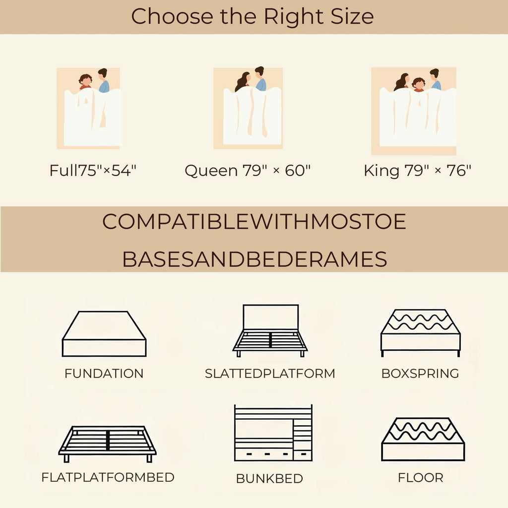 Full Size 12 Inch Hybrid Mattress with Memory Foam and Pocket Springs U81540