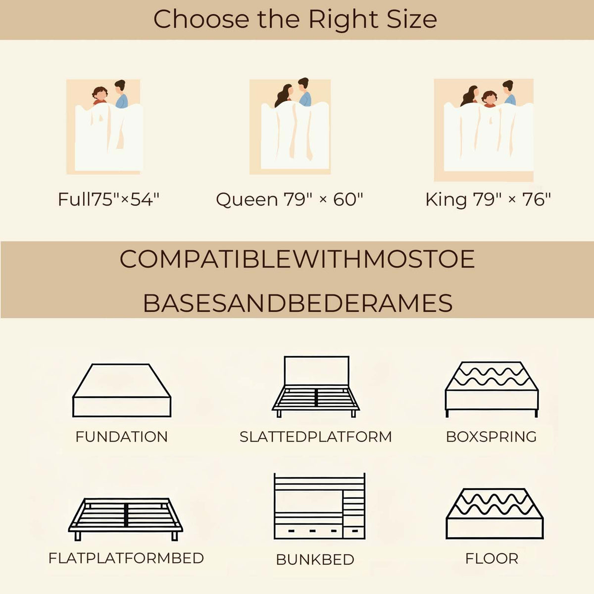 Full Size 12 Inch Hybrid Mattress with Memory Foam and Pocket Springs U81540