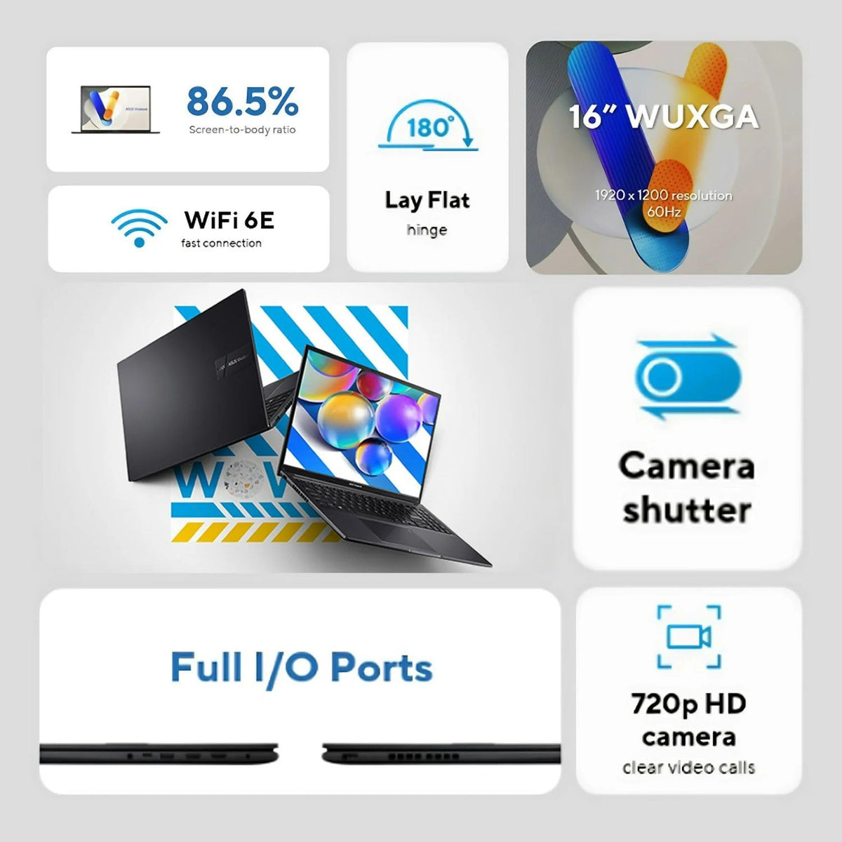 16" Intel Core i7 16GB RAM 512GB SSD Laptop N11657