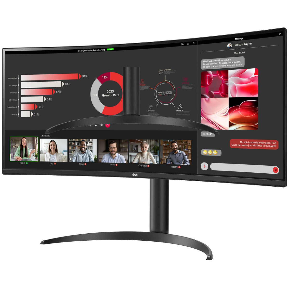 34" Curved UltraWide WQHD 100Hz Monitor J50673