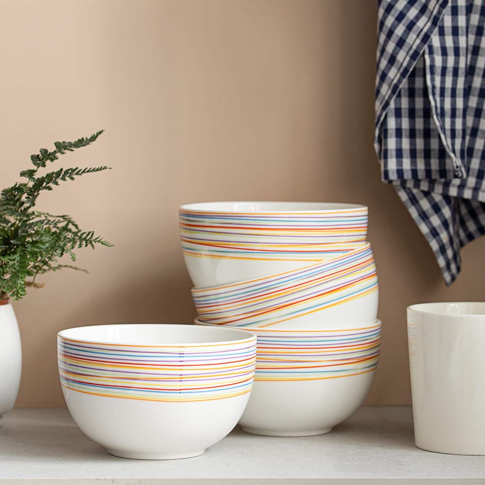 5.8" 30 Ounces Ceramic Bowls Set of 4 K7351