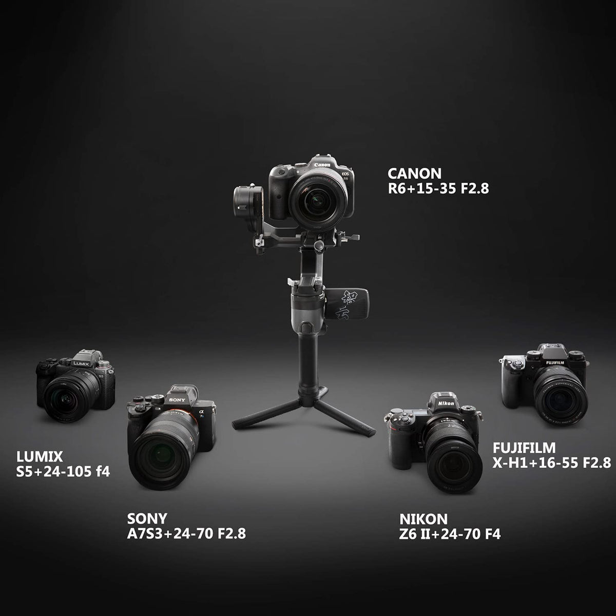 3-Axis Gimbal Stabilizer for DSLR and Mirrorless Camera E95942