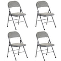 Foldable Iron PVC Chairs V887995
