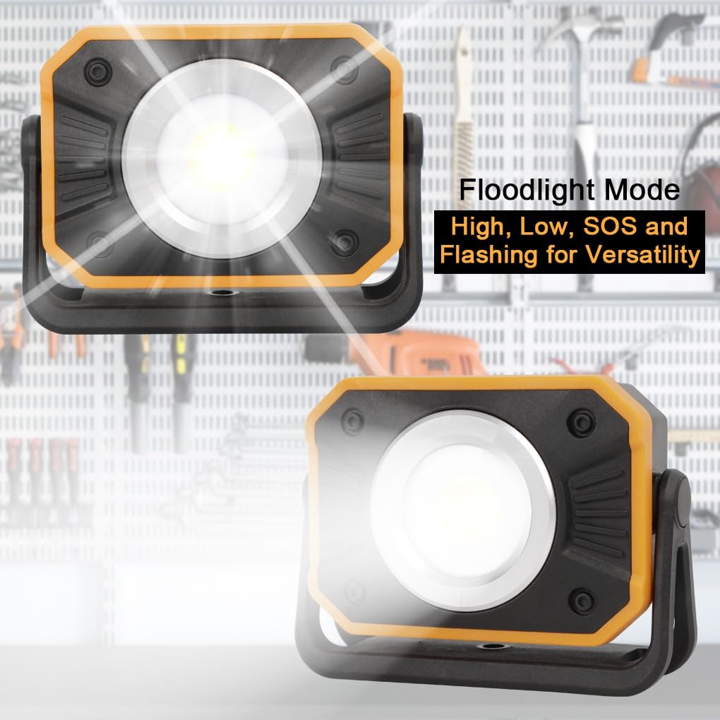 LED Work Light with Magnetic Base, 2 Pack J140