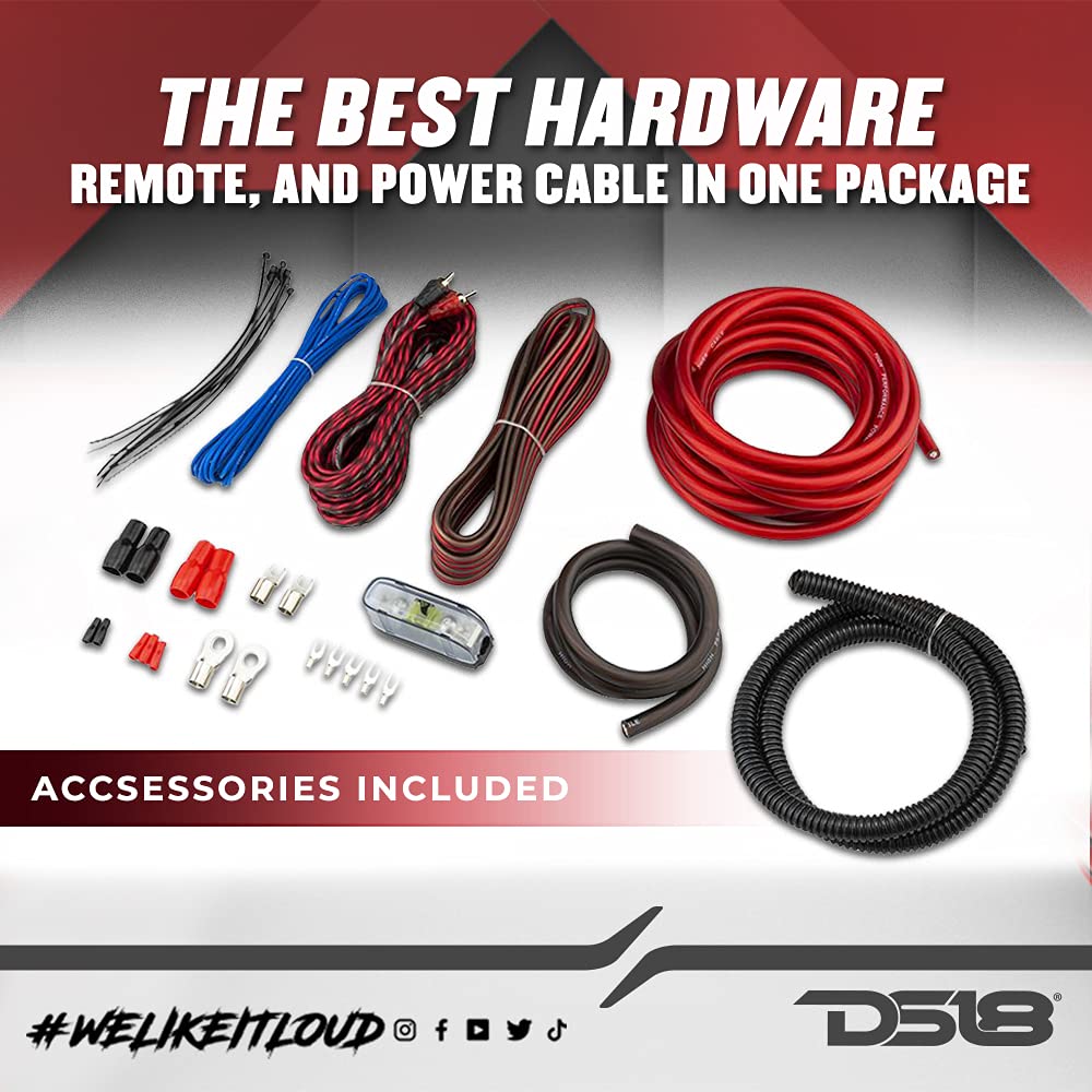 4 Gauge CCA Amplifier Installation Wiring Kit Q68675