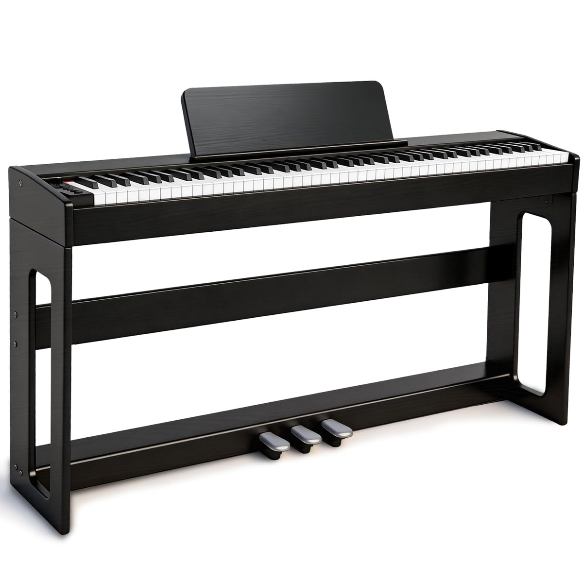 88 Key Weighted Digital Piano with Furniture Stand and Triple Pedal S415074