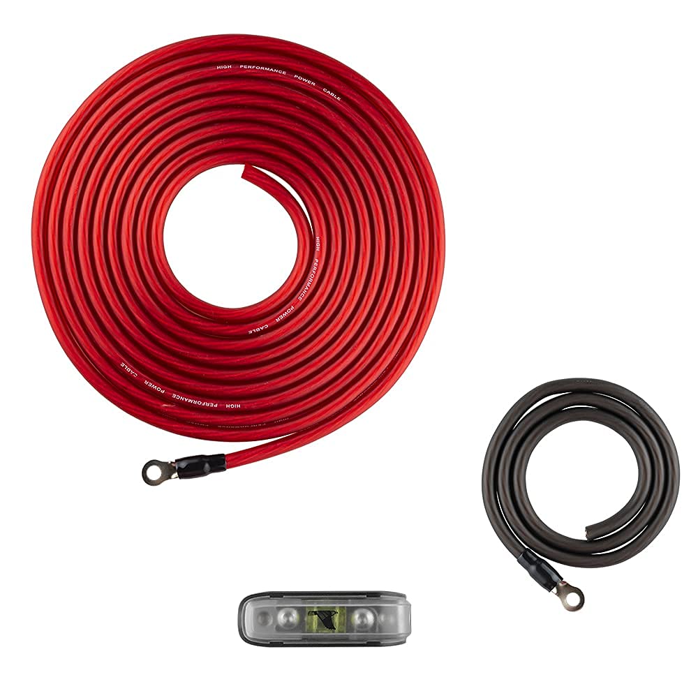 4 Gauge CCA Amplifier Installation Wiring Kit Q68675
