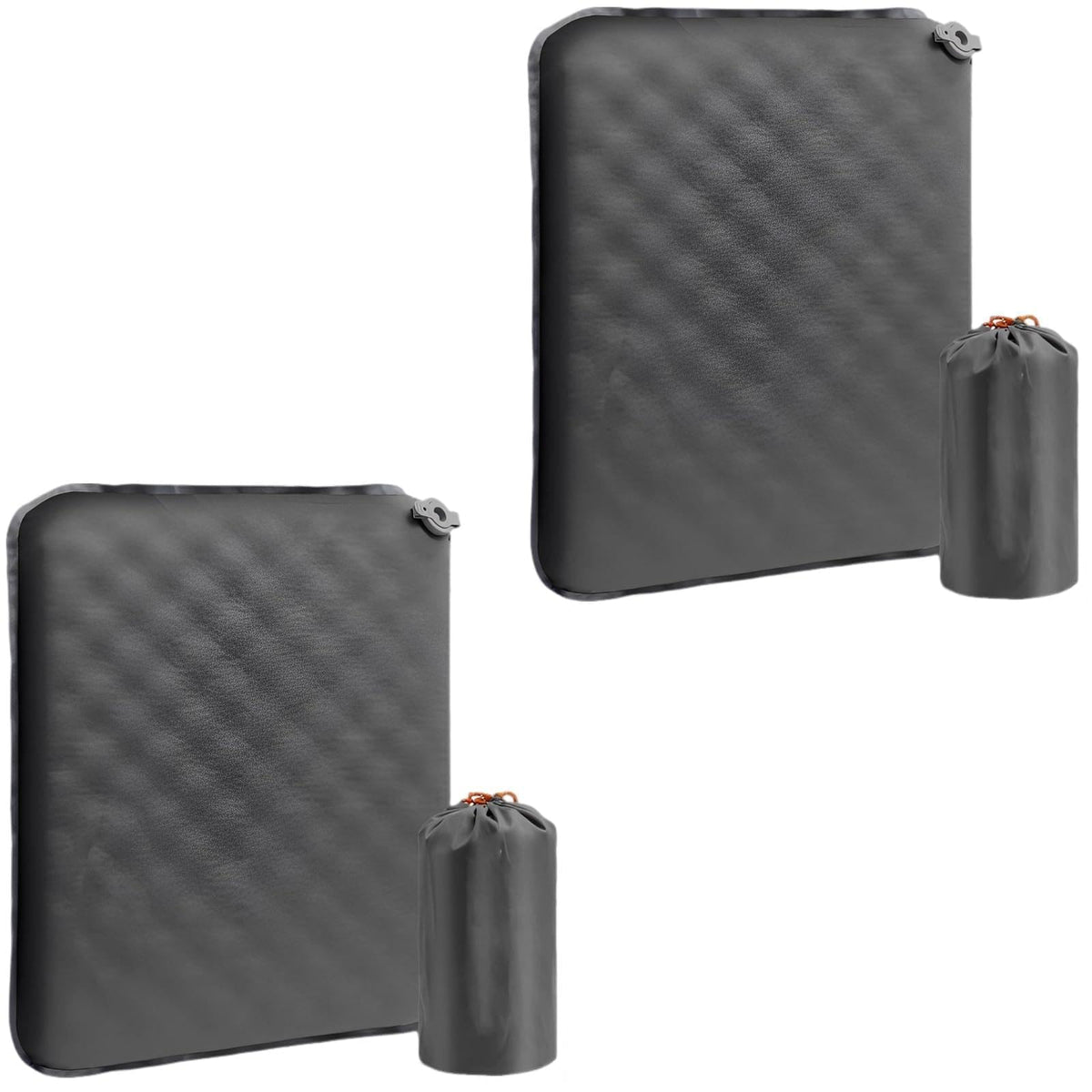 2 Pcs Inflatable Seat Cushion Lightweight Nylon TPU L8568