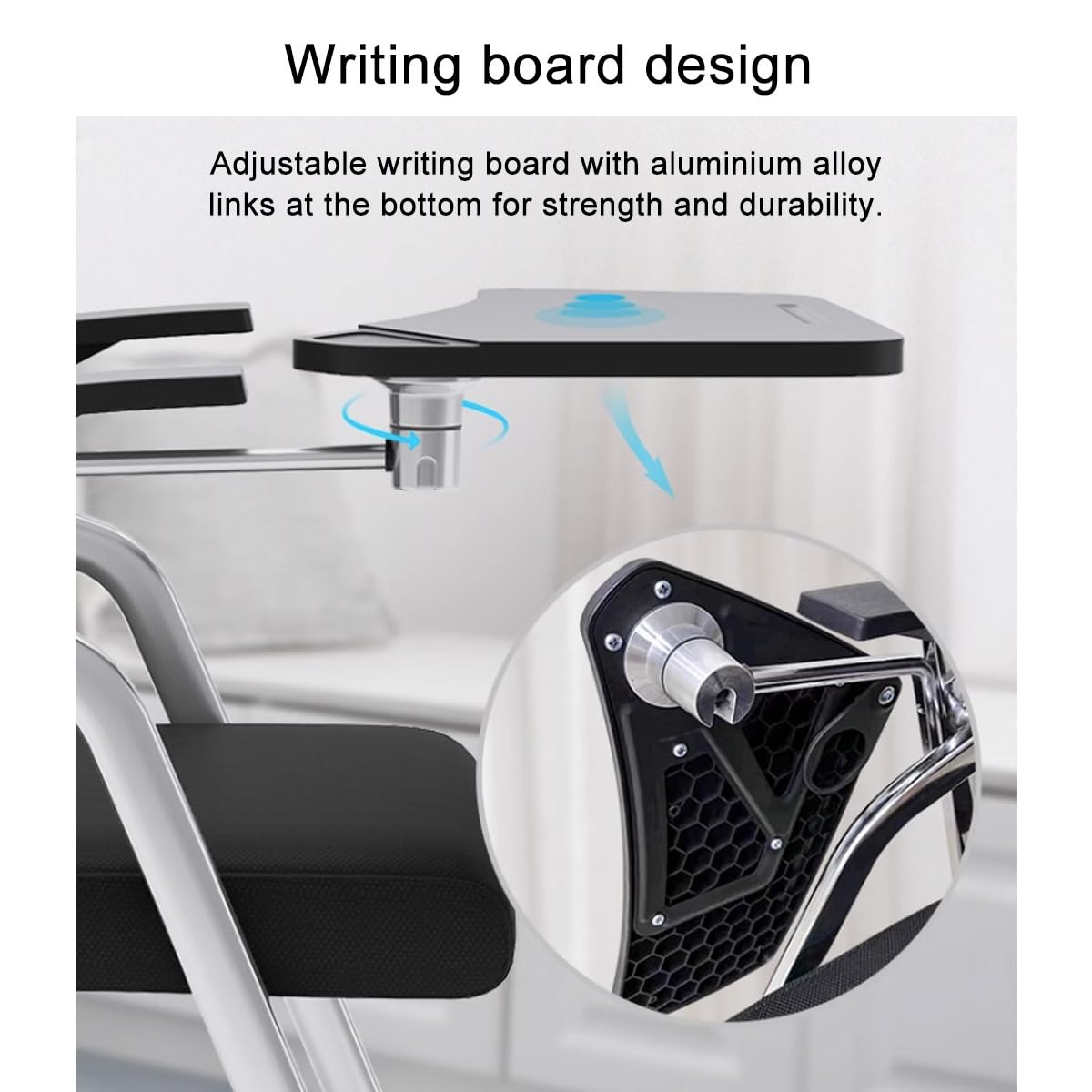 Mesh Guest Chair with Tablet Arm I305577