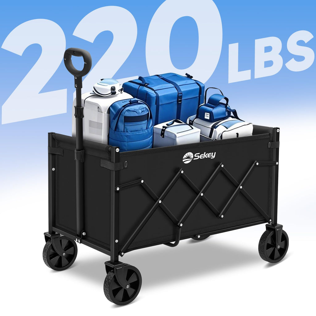 Lightweight Collapsible Wagon, 220 lb Capacity L4015