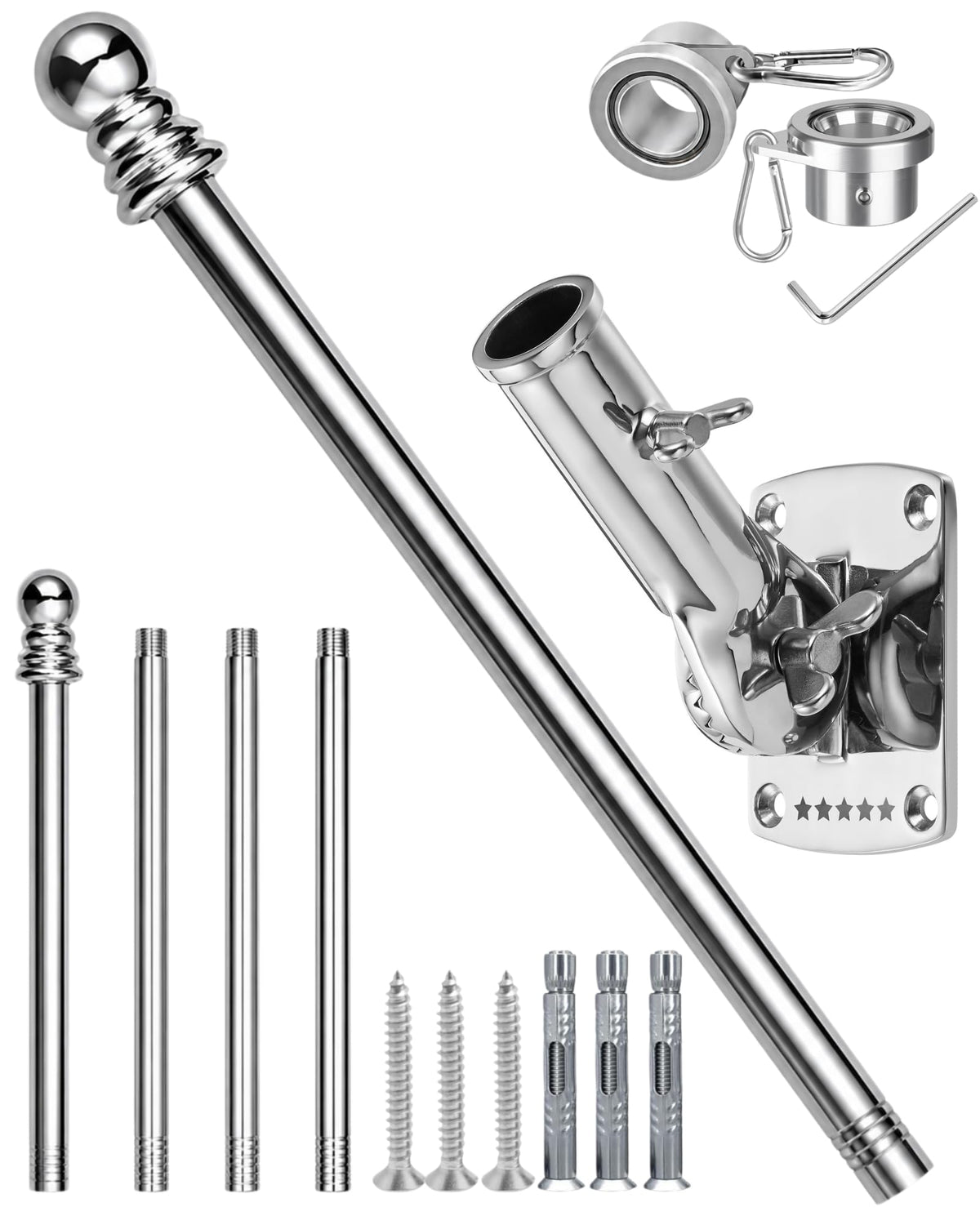 6 FT Flag Pole Kit C7220