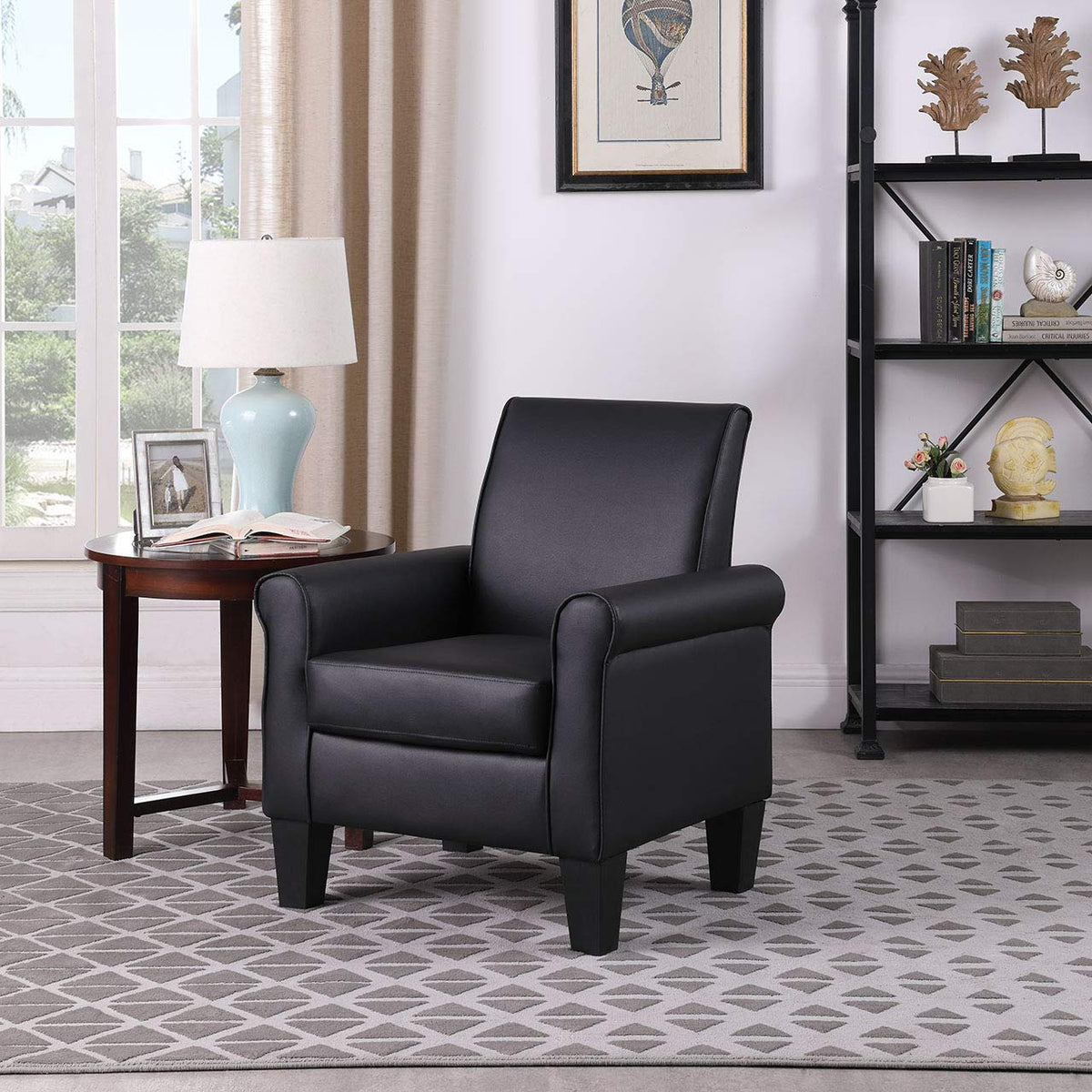 Faux Leather Accent Chair W823857