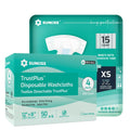 Adult Diapers XSmall 15 Count & Wet Wipes 8" x 12" 200 Count Bundle U319341