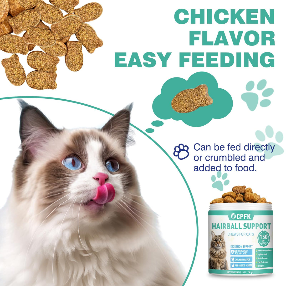 Hairball Treatment for Cats W817