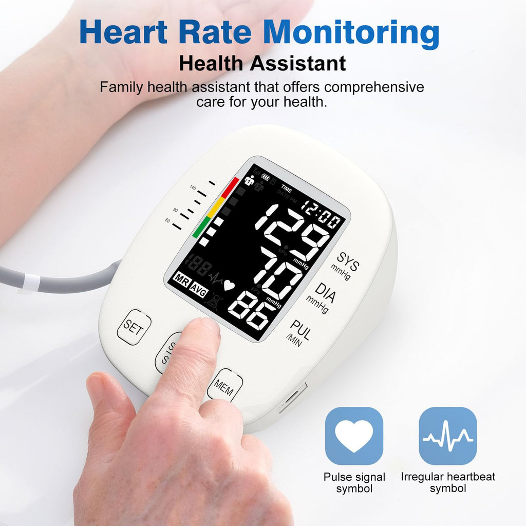 Automatic Digital Upper-Arm Blood Pressure Monitor with Adjustable Cuff M6252