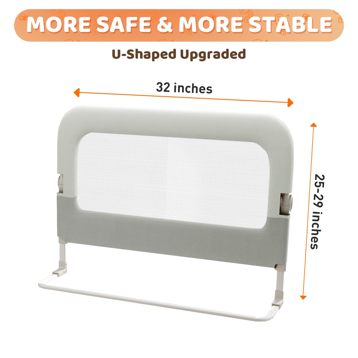 Foldable Safety Bed Rail M482610