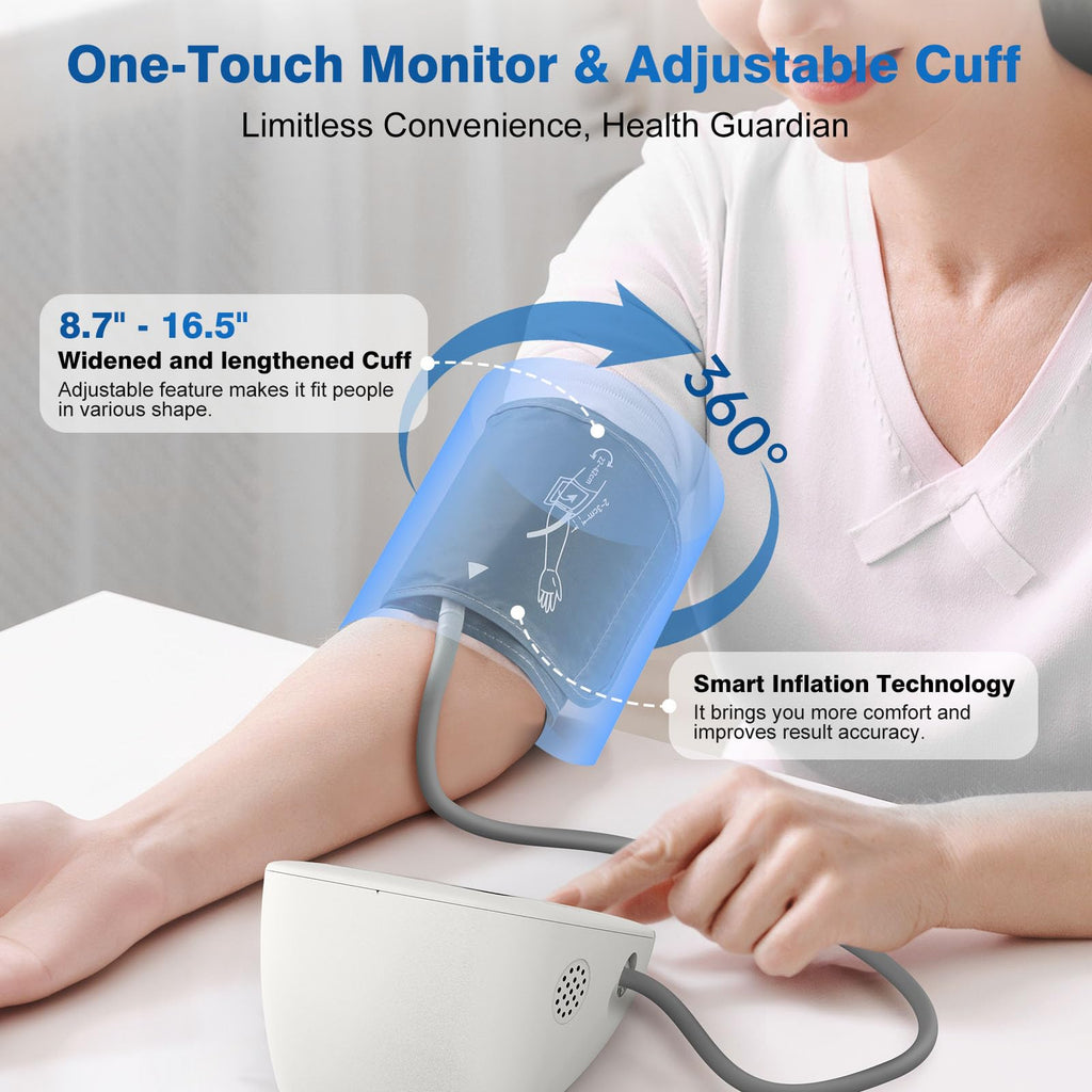 Automatic Digital Upper-Arm Blood Pressure Monitor with Adjustable Cuff M6252