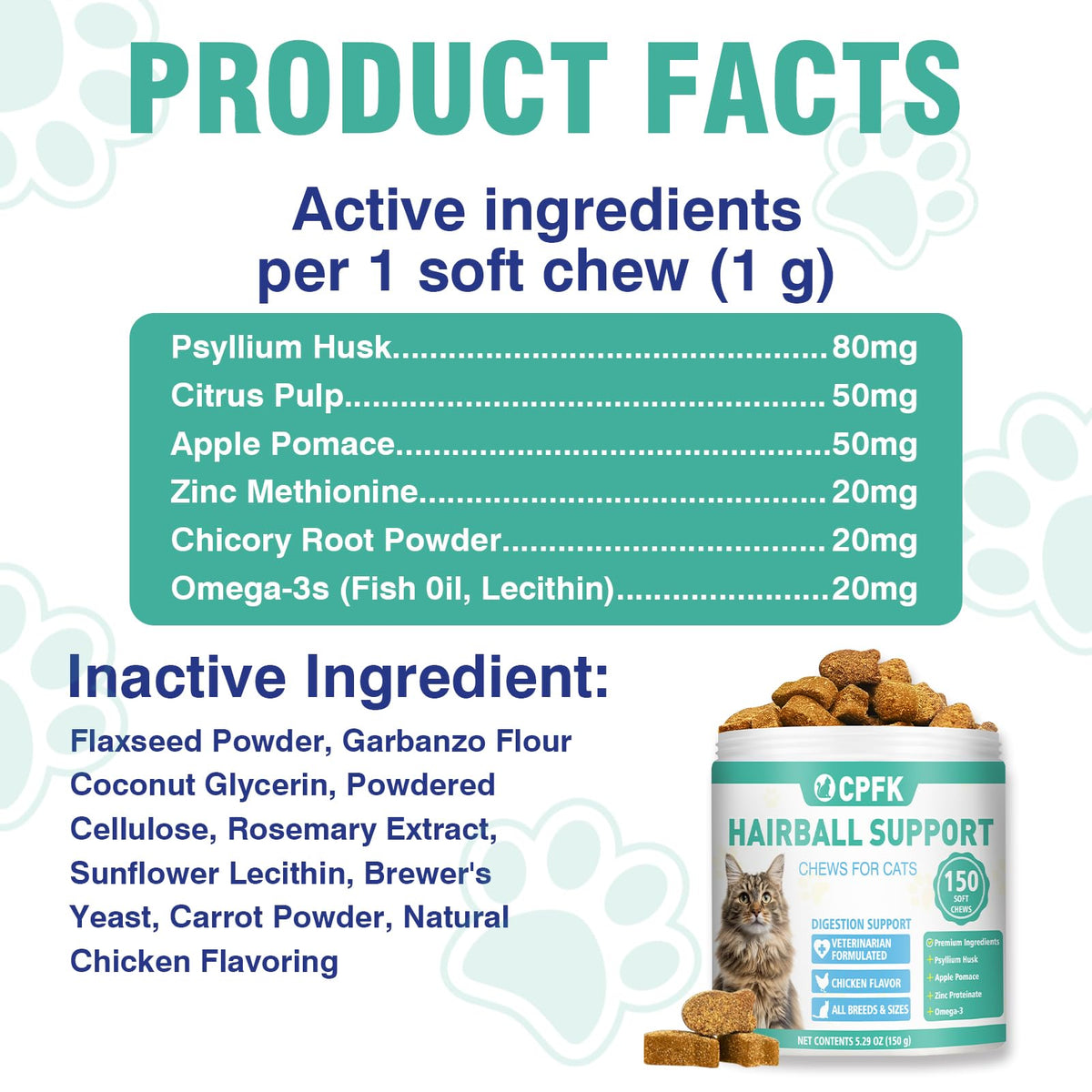 Hairball Treatment for Cats W817
